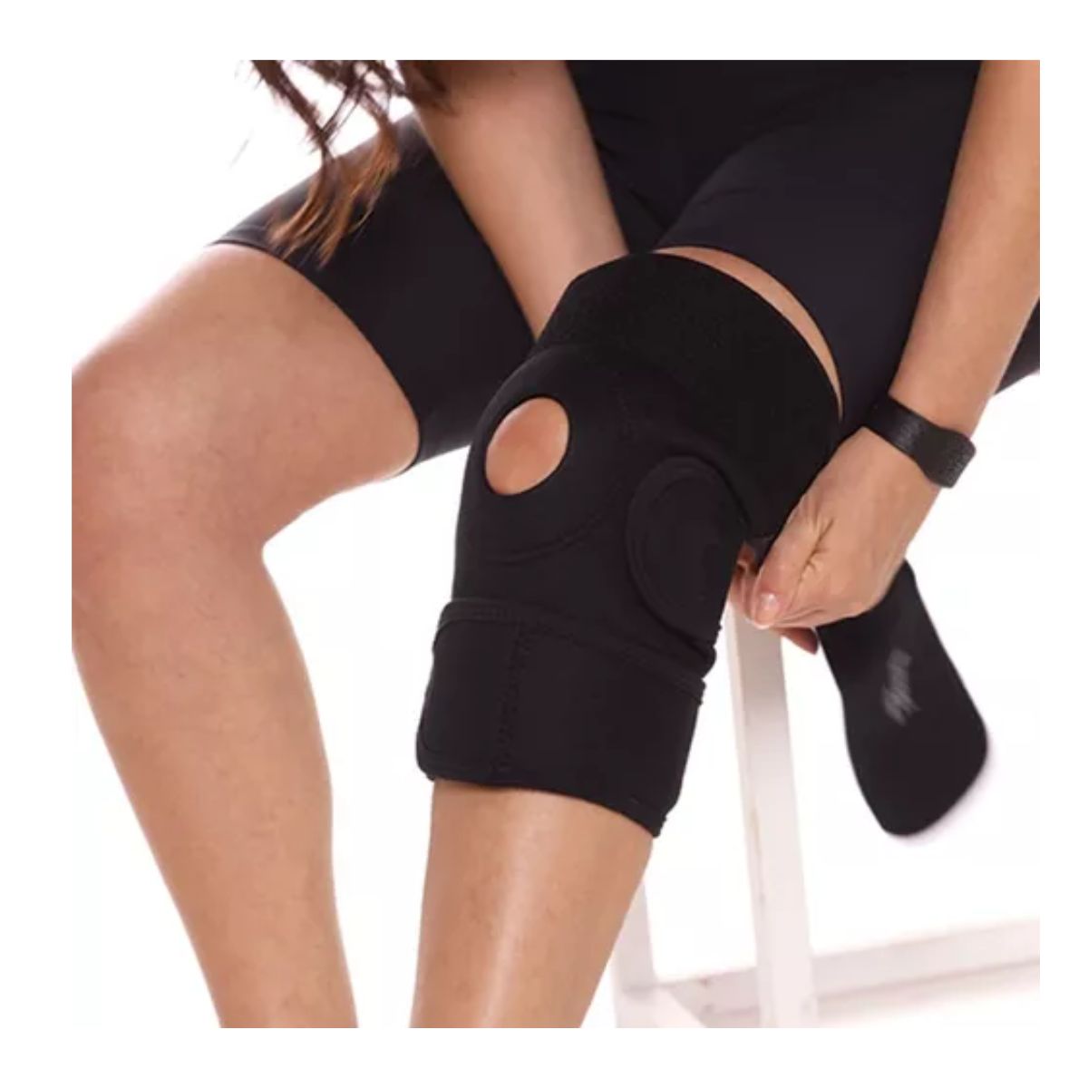 Joelheira Elástica Compressão Knee Support With Stays 733 Joelheira Elástica Compressão Knee Support With Stays 733